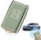 FEXPDL Car Key Cover Case for Renault Key Card Case, for Renault 4 Buttons Key Protection Compatible with Renault Clio Megane Koleos Kadjar Dacia Duster Key Cover,TPU Car Key Case Cover(Green)