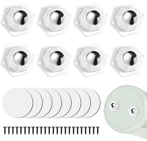 8 Piezas Ruedas para Muebles Pesados Ruedas para Mover Muebles Adhesivas Mini Ruedas Giratorias para Mover Muebles Pesados Ruedas para Mesa de Centr