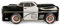 your castle Police Car Tin with Rotating Wheels Volume: 1.3 L, 30 x 12 x 13 cm