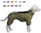 Hundemantel, warme Hundejacke, 4 Beine bedeckt, wasserdicht, Winddicht, reflektierende, warme Hundeweste, Hundeschneejacke für kleine, mittlere und große Hunde.Olive Green 3XL