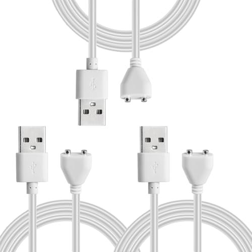 3PCS Vibrator Charger - 0.8M USB Magnetic Charging Cable - Strong Magnetic Accessory, Easy Plug And Play, Compatible With Toothbrush Beauty Instruments