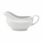 UNIQUE HOME LIVING Small Gravy Boat 120ml White Porcelain Gravy Sauce Boat Serving Dish, Gravy Pot for Dining Table Restaurant Cafe Christmas Wedding