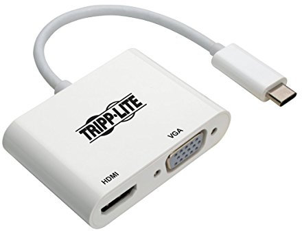 Tripp Lite U444-06N-HV4K cavo e adattatore video 0,1524 m USB C HDMI + VGA (D-Sub) Bianco