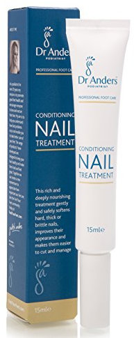 Dr Anders Conditioning Nail Treatment – Softens Thick, Brittle Toenails – Strengthens & Restores Healthy Nails with Advanced Keratin-Softening Action