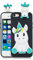 HopMore iPhone 5S / 5 Case - Cute 3D Design Silicone Soft Gel Shockproof Protective Cover - Ultra Thin Rubber Bumper - Funny Unicorn Shell for Girls - Black