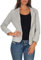 Malito – Damen Blazer im Used-Look mit Ellenbogen-Patches – Jackett mit 2 Knöpfen & Taschen – Jersey Sakko unifarben – sportliche Kurzjacke 1651 (Hellgrau | Größe S)