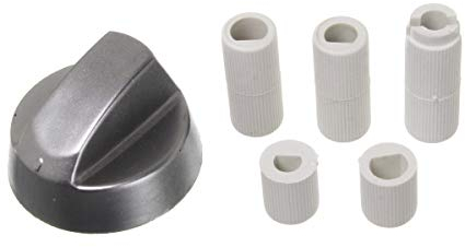Silver Oven Knob With Five Adapters