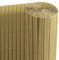 Ribelli Canniccio PVC Recinzione recinto Balcone frangivento, colorazione:bambù, Elementi:Tappetino Privacy in PVC, Dimensione:80 x 400 cm