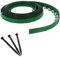 Bordure de Jardin Flexible Verte - 3,8 cm x 10 mètres avec 20 piquets d'ancrage