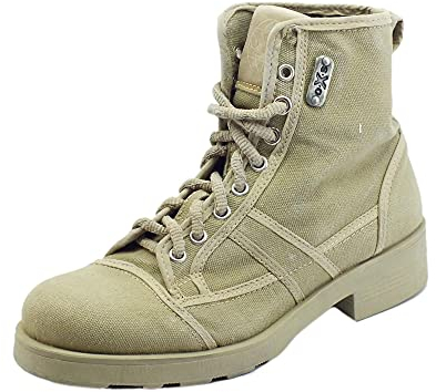 OXS Frank 1020 Mid W Fabric Beige Canvas-Stiefel für Damen, - Taupe - Größe: 38 EU