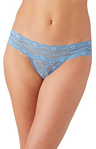b.tempt'd Women's Lace Kiss Thong Panty, Allure, M