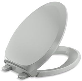 Kohler French Curve 4713-RL-95 Siège de toilette allongé à fermeture silencieuse Gris glacier