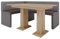 Eckbank Akiko mit Tisch - Eckbankgruppe für Ihrem Esszimmer, Küche modern, Sitzecke, Essecke. Perfekt für Küche, Büro und Rezeption. Solide und Starke Verarbeitung (Soft 30, 168x128 Links)