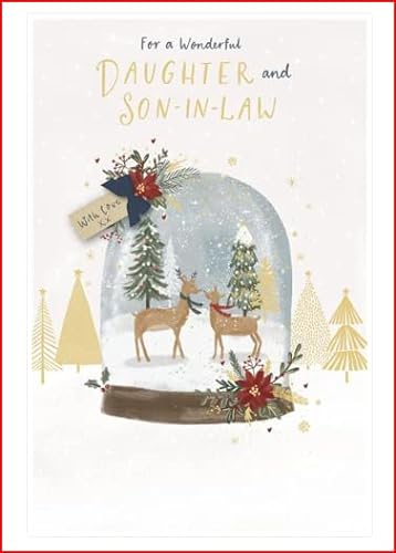 Weihnachtskarte für Tochter und Schwiegersohn – für eine wunderbare Tochter und Schwiegersohn