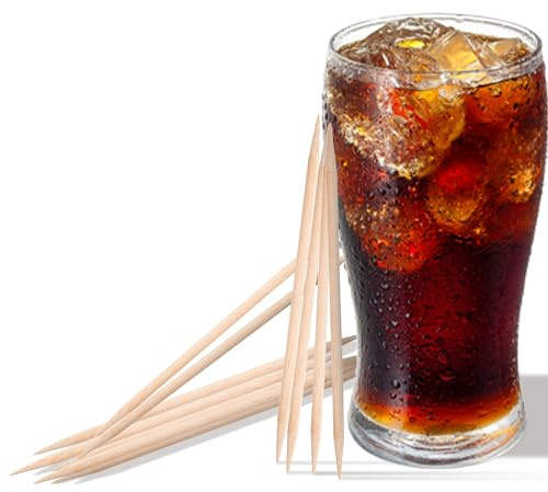 Licker Pickers - Palillos de dientes con sabor a bourbon y coca - 25 abedul blanco envejecido en licores de primera calidad