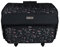 Everything Mary Sac de Rangement Pliable à 4 Roues pour Machine à Coudre Brother, Singer, Noir, Motif Floral Rose et Gris, Compatible, Portable