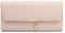 Portefeuille Femme Longue PU Cuir, Porte Monnaie Femmes Grande Capacite avec Compartiment à Monnaie Zippé, Longue Porte Feuilles pour Femme avec 9 Emplacement de la Carte (Rose)