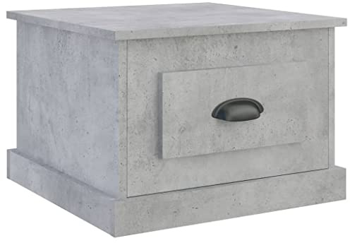 vidaXL Coffee Table Concrete Grey 50x50x35 cm Engineered Wood