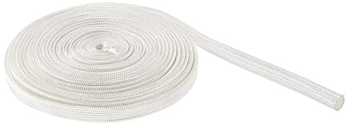 Rebower Fibre Verre Manchon Isolé Câble Protéction Tube 9,84Ft-6mm Blanc | Isolé Câble Protection Tube, Pour Haute Température Applications