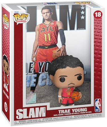Funko Pop! Couverture NBA: SLAM - Trae Young - Figur en vinyle à Collectionner - Spielzeug für Kinder und Erwachsene - Fans de Sport - Figur Modèle Pour Les CollectionNeurs et Affigage