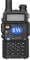 BAOFENG BF UV-5R 8-Watt Dual Band Two-Way Radio (144MHz-146MHz VHF & 430MHz-440MHz UHF) Includes Full Kit, Black