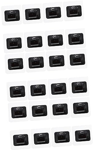 Warmhm Clip STK Halterung Gardinenstangenhalter Haken Gardinenstangenständer Haken Selbstklebender Gardinenstangenhalter Klebestabhalter Individuell Abs Fenster Querstange