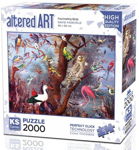 KS Puzzle 22515 - Faszinierende Vögel - 2000 Teile Puzzle für Erwachsene