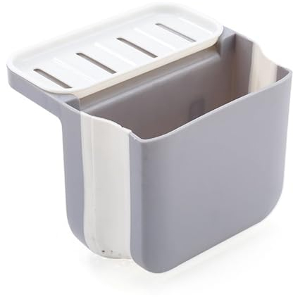 Jasfyee Drain Basket Funnel for Kitchen Sink, Multi-Functional Drain Basket Retractable Hanging Drain Basket with Suction Cup for Kitchen Dry and Wet Separation of Fruits and Vegetables