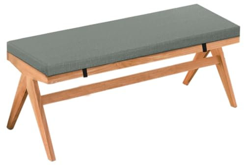 WUIOYNF Benutzerdefinierte Bankauflage Stuhlkissen, Waschbar Abnehmbarem Rutschfestes Sitzkissen für Drinnen, Freien, Gartenmöbel,Terrasse,viele Farben und Größen zur Auswahl（dúnkelgrau-35x35x5cm）