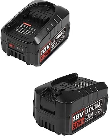 5000mAh 2Stück Ersatzakku für Bosch Haus und Garten 18V akku Werkzeuge,für Gardena akku,Kompatibel mit Bosch 18V PBA PSB PSR