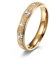 NTALJC Kreuz-Ring-Schmuck, Verlobungsringe für Frauen, Band, Edelstahl, Roségold, geschnitzte Sterne und Mond-Ring für Frauen, kostenlose Gravur