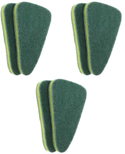 PartyKindom 6pcs Bathroom Tools Cleaning Brush Lvt Floor Cleaner Tile Floor Scrubber Brush Head