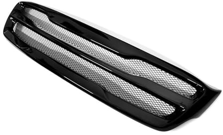 Kühlergrill Grill Für KIA Für Sorento 2015 2016 2017 Racing Grill Carbon Fiber Front Bumper Grille Glänzend Schwarz Mesh Dekorative Streifen Front Kühlergrille(Glossy Black)