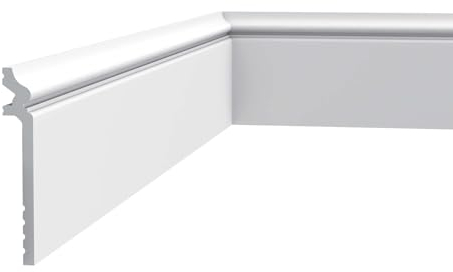Surplinthe SX186 idéal rénovations - L200 x H13,8 x l2,2 cm - ORAC DECOR