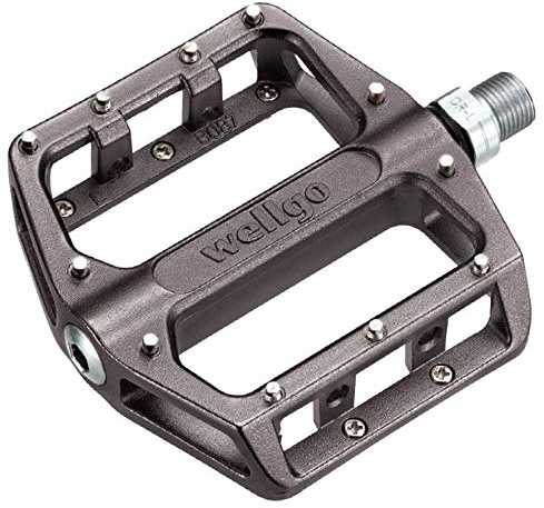 Wellgo B087B 9/40,6 cm Legierung versiegelt Plattform BMX/ATB Pedal schwarz