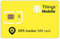Tarjeta SIM para rastreador/rastreador GPS - Things Mobile - con Cobertura Global y Red multioperador GSM/2G/3G/4G, sin costos fijos. 10€ de crédito Incluido