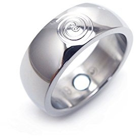 Magnetschmuck-4you Magnetring Feng Shui Energy Fortune mit Neodym Magnet Energiespirale Förderung von Erfolg und Reichtum Magnetring 2122 19