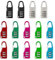 Dadabig 14 Pezzi di Lucchetto Combinazione con 3 Cifre Lucchetto con Codice Serratura di Sicurezza con Combinazione per Valigia Armadietto-7 Colori