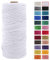 JeogYong Naturliches Baumwolle Garn, Baumwollgarn Makramee-Seil Weiches Baumwoll-Seil, zum Wandbehänge, Pflanzenhalter, Basteln, Heimtextilien, Geschenkverpackung 3mm x 109 Yards (Weiß)