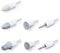 Beurer Manicure Pedicure Replacement 7-piece Attachment Set for MP42 MP44