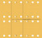 Bosch Professional 10x Set di carte abrasive Expert C470 con 6 fori (per Legno duro, Vernice su legno, 115x140 mm, Grana 40/60/80/120/180, accessorio Levigatrice orbitale)