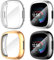Diruite 4-Stück Schutzfolie für Fitbit Versa 4/Sense 2 Schutzhülle, HD Stoßfestes Weiche TPU Cover Vollschutz Display Schutz Hülle für Fitbit Versa 4/Sense 2 Schutz Case