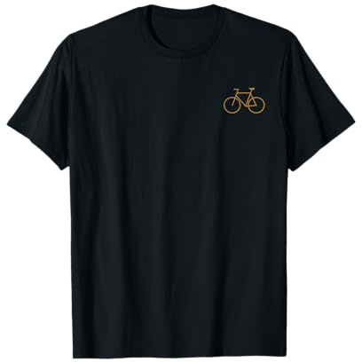 Bicicleta Logo Oro Camiseta bicicleta Camiseta