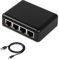 SinLoon RJ45 1 to 4 Gigabit network splitter,1000/100Mbps Ethernet adapter ,with USB power port for computer, hub, switch, router, ADSL, set-top box, digital TV, etc