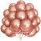 30 Pezzi Palloncini Oro Rosa lattice Pink Oro Rosa Metallico Cromo 12Pollici per Ragazze Donne Festa Compleanno Matrimonio Baby Shower Nuziale Fidanzamento Addio al Nubilato Anniversario Decorazioni