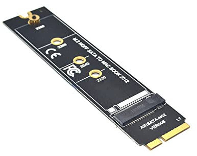 M.2 NGFF SATA SSD Tarjeta Adaptadora de Disco Duro para MacBook Air 2012 A1465 A1466