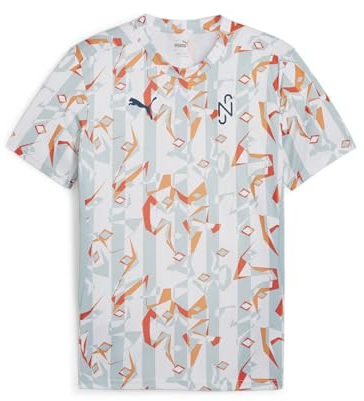 PUMA Herren x Neymar JR Creativity Fußballtrikot LWhite Hot Heat Orange