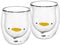GRÄWE Doppelwandige-Thermogläser, 285ml, 2er Set, Motiv Ente