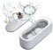 TPLTECH Ultrasonic Jewelry Cleaner for All Jewelry, 45KHz Portable and Low Noise Ultrasonic Machine for Jewelry, Ring, Earrings, Necklace, Silver, Retainer, Eyeglass, Watches, Coins, Razors