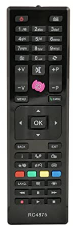 Ersatz Fernbedienung passend für Telefunken D32H285R4 D32H287M4 D32H287Q4 D32H289N3C D39F185M3W D39F185N3C
